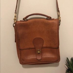 Vintage Leather Coach Bag